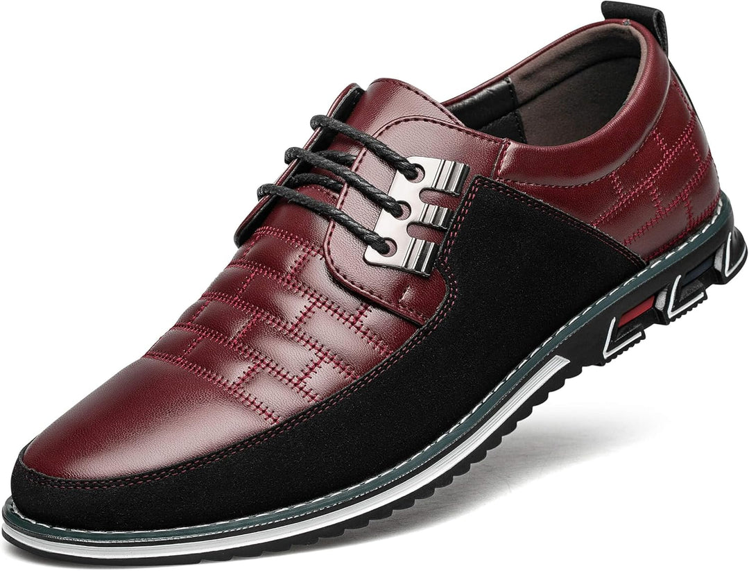 Stylish Leather Men's Shoes - James-Black-7.0-Nora Luxe