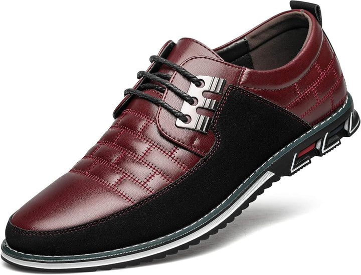 Stylish Leather Men's Shoes - James-Black-7.0-Nora Luxe