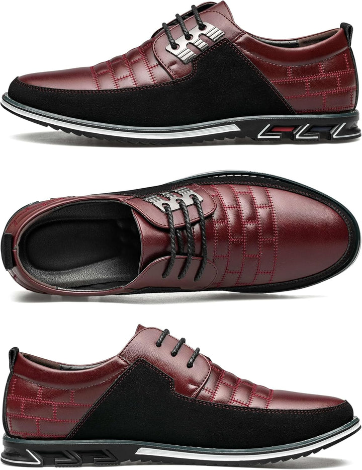 Stylish Leather Men's Shoes - James-Black-7.0-Nora Luxe
