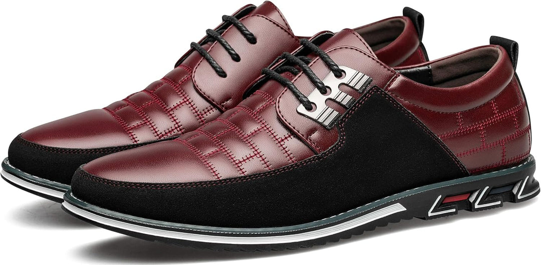 Stylish Leather Men's Shoes - James-Black-7.0-Nora Luxe