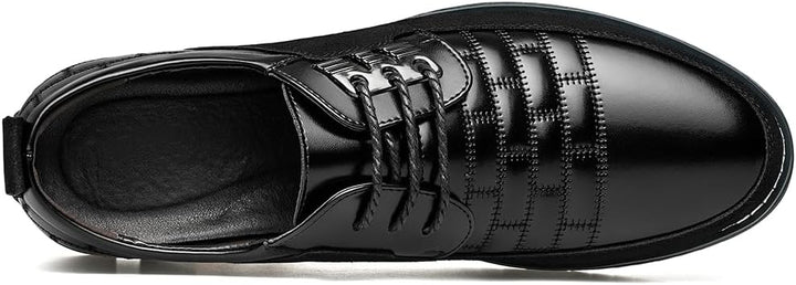 Stylish Leather Men's Shoes - James-Black-7.0-Nora Luxe