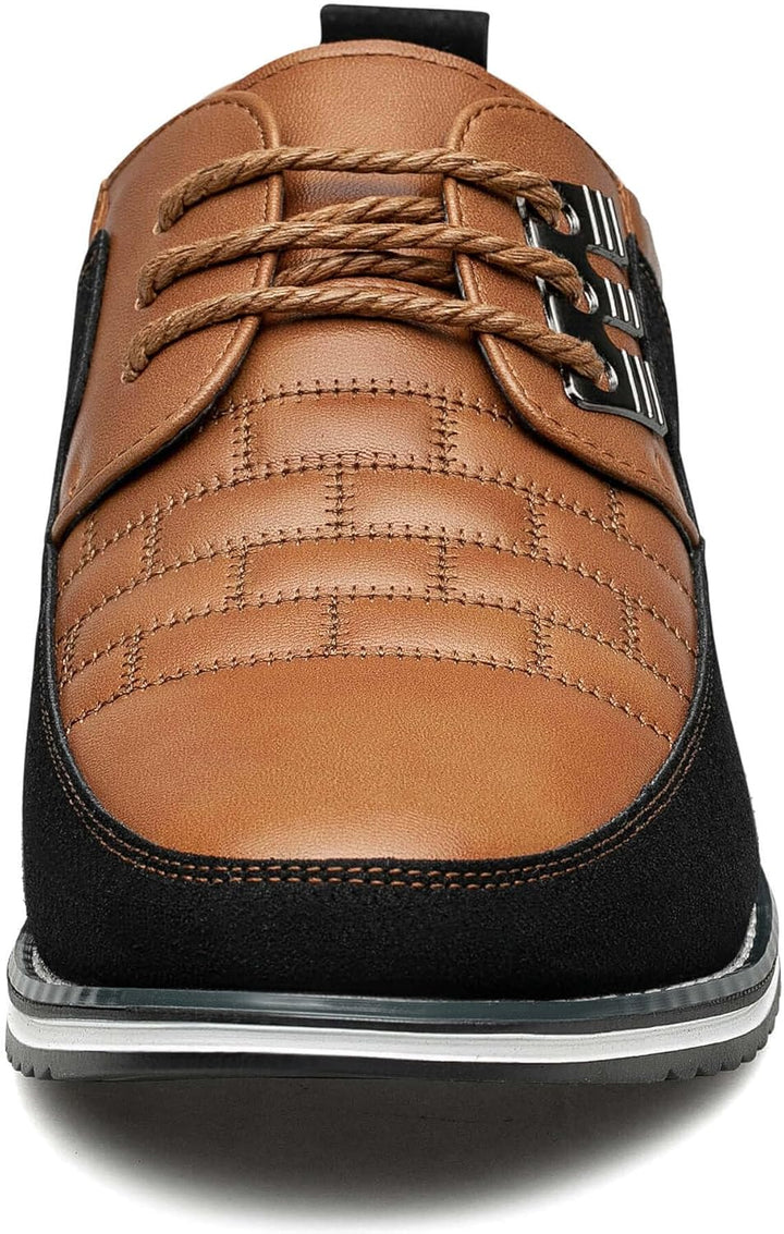 Stylish Leather Men's Shoes - James-Black-7.0-Nora Luxe