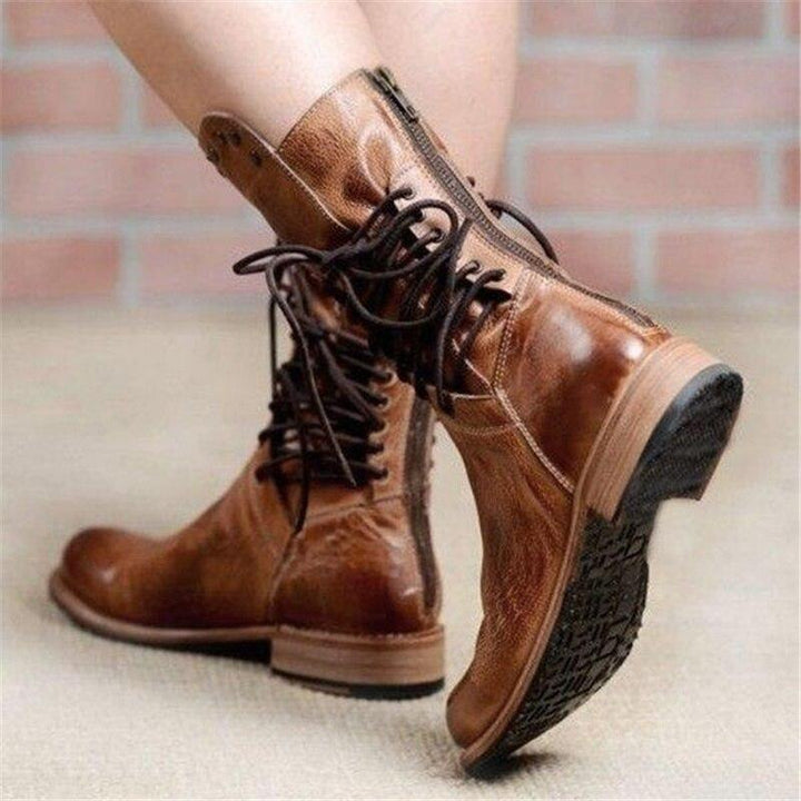 Stylish Leather Women's Shoes - Sophie-Brown-4.0-Nora Luxe