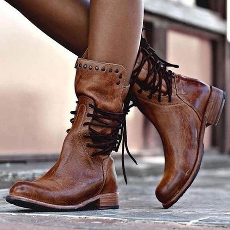 Stylish Leather Women's Shoes - Sophie-Brown-4.0-Nora Luxe