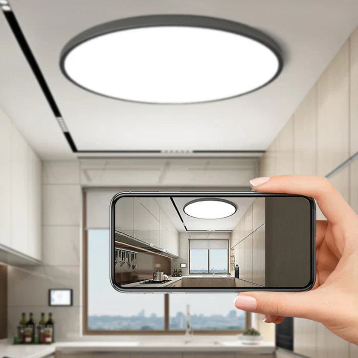 Stylish LED Ceiling Light - OrbGlow-White-Daylight-9.45 in-Nora Luxe