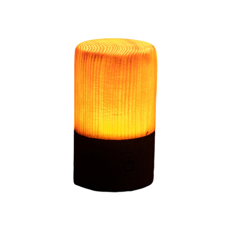 Stylish LED Table Lamp - WoodGlow-Cylinder-2.36in x 3.15in-Nora Luxe