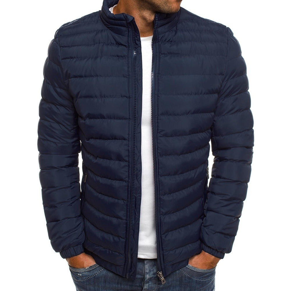 Stylish Light Winter Jacket for Men - Nolan-Black-S-Nora Luxe
