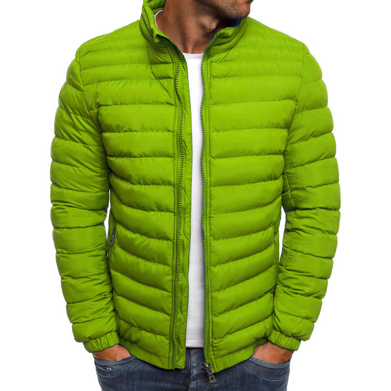 Stylish Light Winter Jacket for Men - Nolan-Green-S-Nora Luxe