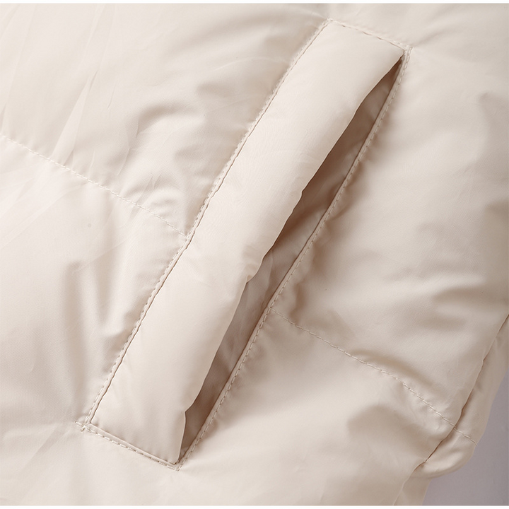 Stylish Long Ladies' Down Jacket - Elise-Green-XS-Nora Luxe