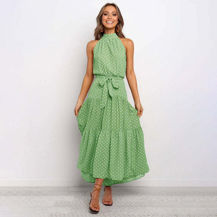 Stylish Long Summer Dress - Lucienne-Yellow-S-Nora Luxe