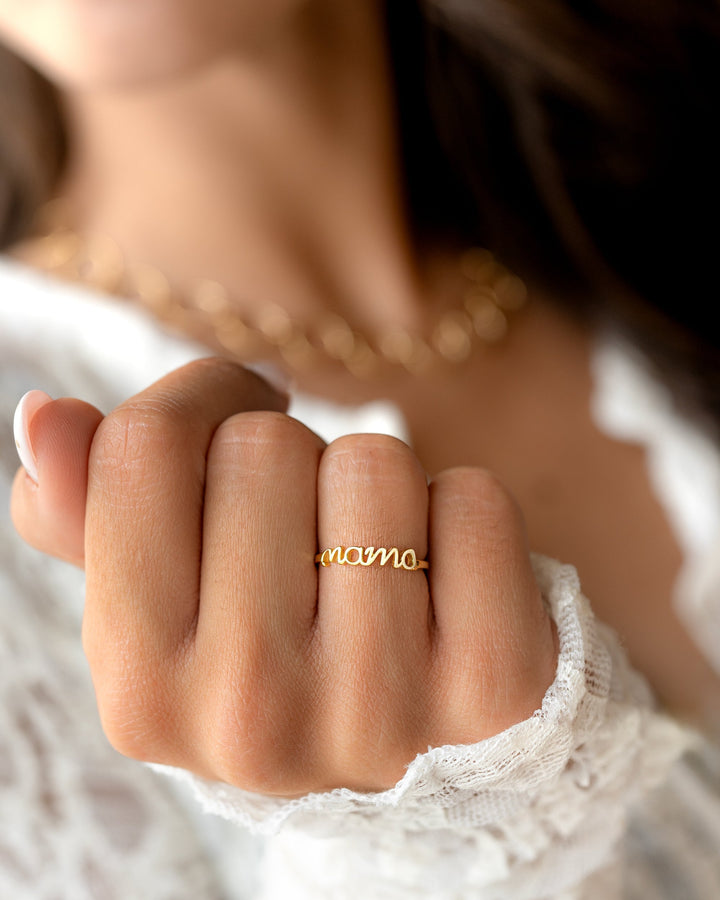 Stylish Mama Ring - Emma-Gold-5-Nora Luxe