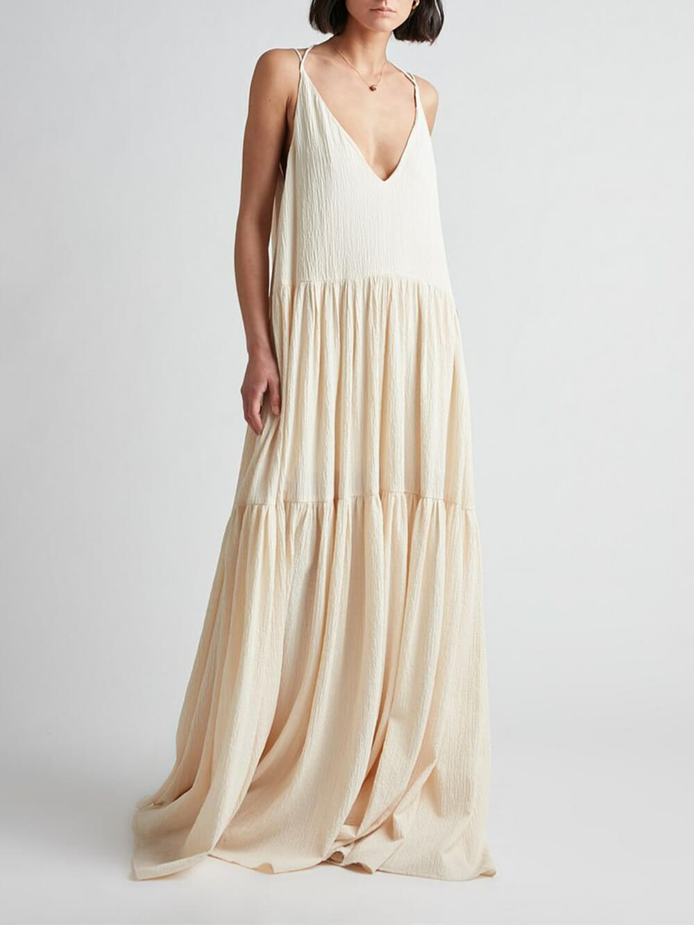 Stylish maxi dress with a flowy cut – Liana-S-Nora Luxe