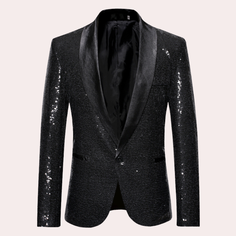 Stylish Men's Blazer - Orion-Black-S-Nora Luxe