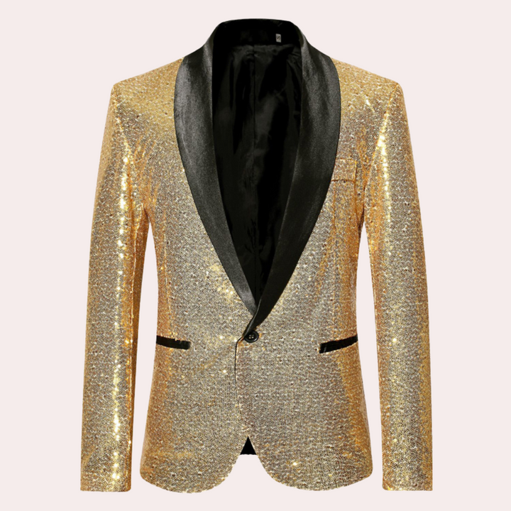 Stylish Men's Blazer - Orion-Gold-S-Nora Luxe