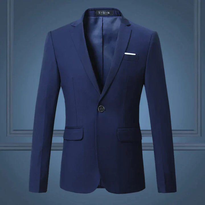 Stylish Men's Blazer - Victor-Blue-S-Nora Luxe