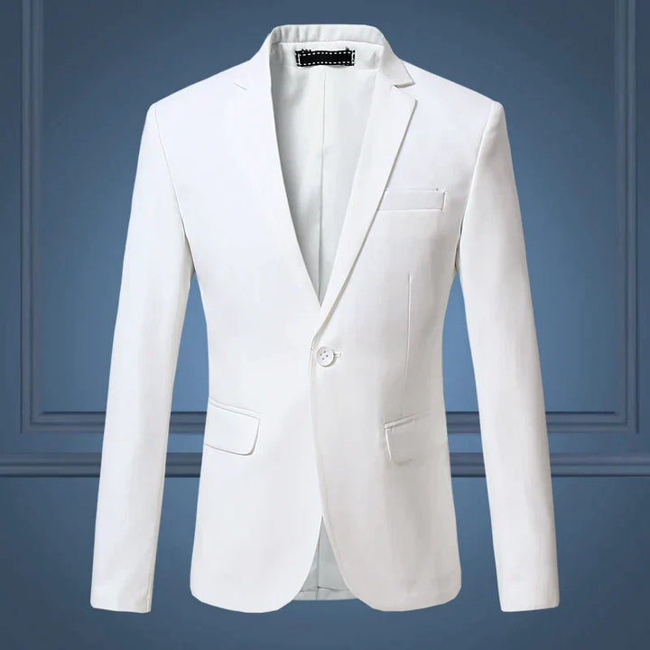 Stylish Men's Blazer - Victor-White-S-Nora Luxe