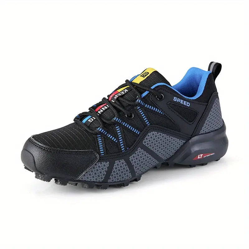 Stylish Men's Hiking Shoes - AlpineAce-Blue-7.0-Nora Luxe