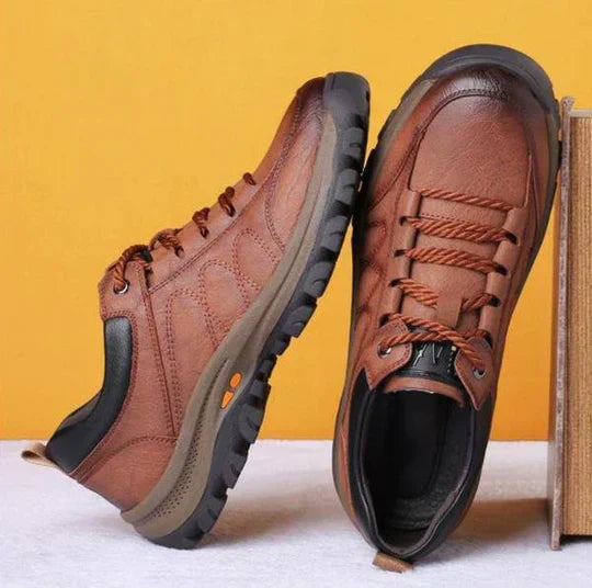 Stylish Men's Leather Comfort Shoes - Alexander-Brown-5.5-Nora Luxe