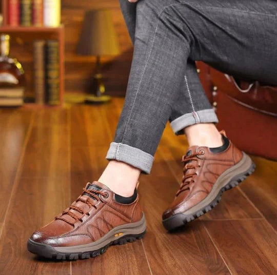 Stylish Men's Leather Comfort Shoes - Alexander-Brown-5.5-Nora Luxe
