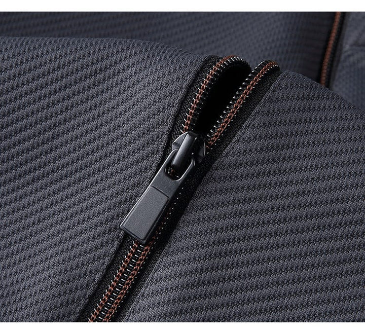 Stylish Men's Lounge Suit - Noah-Deep Black-L-Nora Luxe
