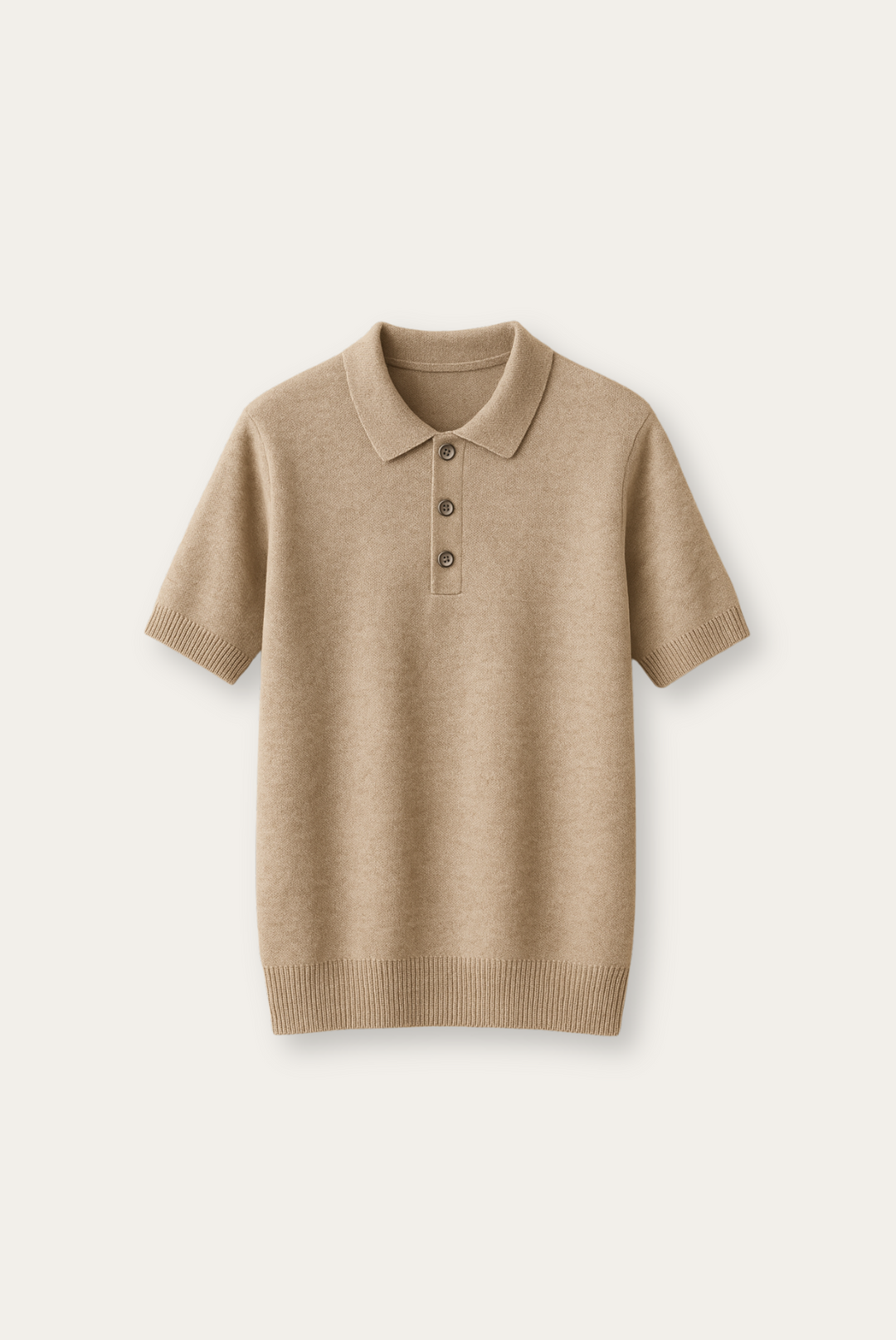 Stylish men's polo made from cashmere-merino wool – Caelan-S-Nora Luxe