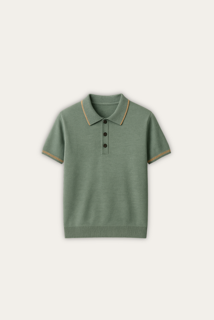 Stylish men's polo made from cashmere-merino wool – Levano-S-Nora Luxe