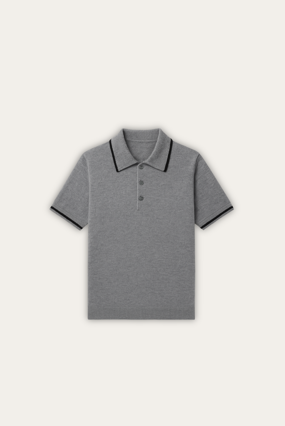 Stylish men's polo made of cashmere-merino wool – Renzo-S-Nora Luxe