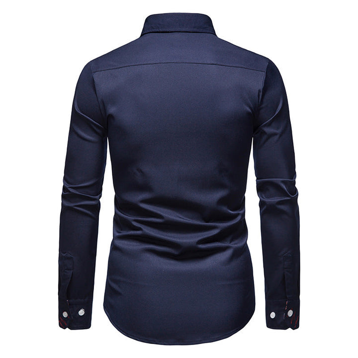 Stylish Men's Shirt - Arvid-White-S-Nora Luxe