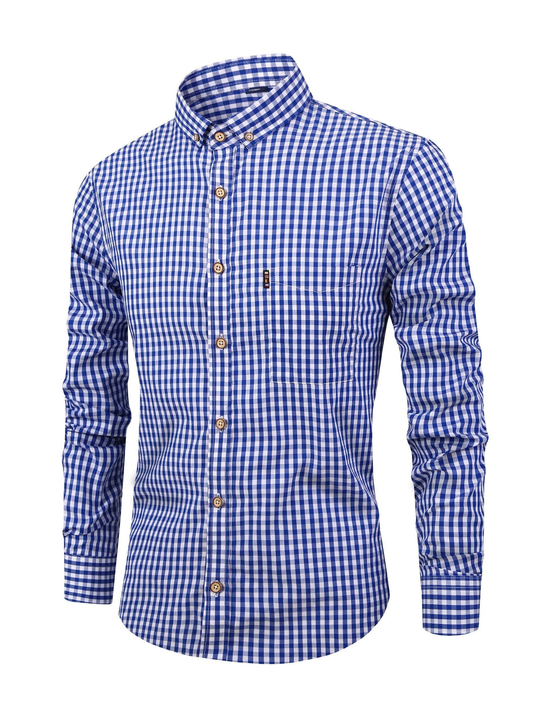 Stylish Men's Shirt - Jasper-Dark Blue-XS-Nora Luxe