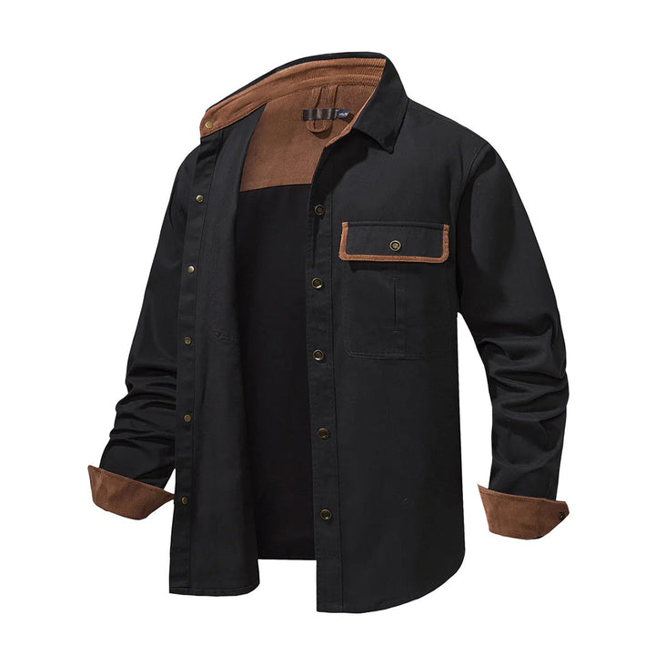 Stylish Men's Shirt - Lars-Gray-S-Nora Luxe