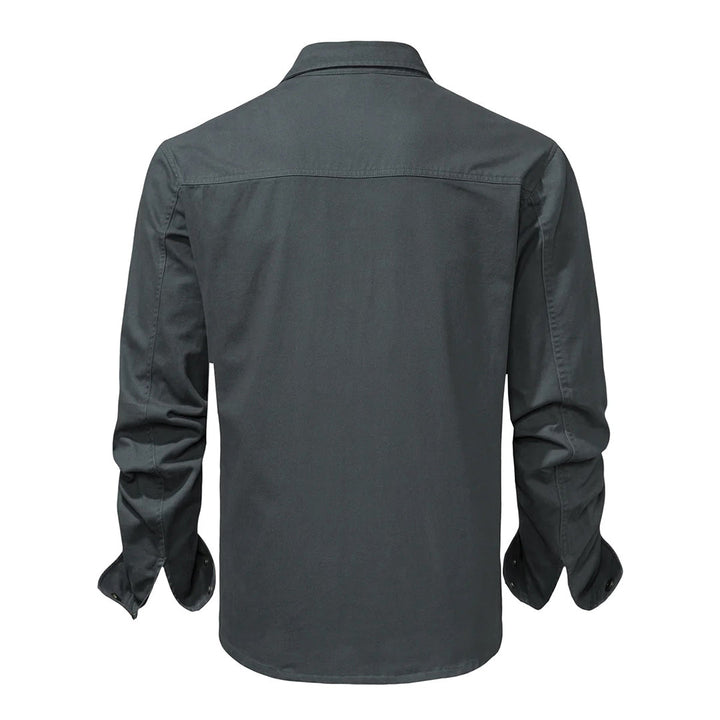 Stylish Men's Shirt - Lars-Gray-S-Nora Luxe
