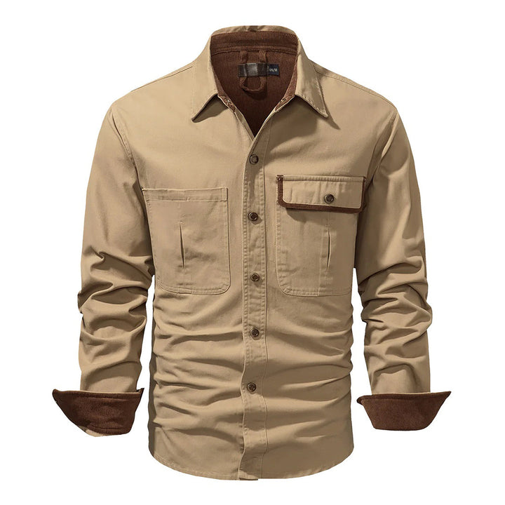 Stylish Men's Shirt - Lars-Gray-S-Nora Luxe