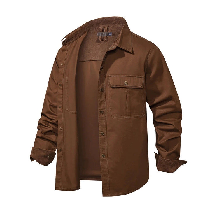 Stylish Men's Shirt - Lars-Gray-S-Nora Luxe