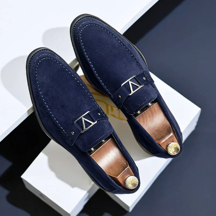 Stylish Men's Slip-On Loafer - Lorenzo-Blue-7.5-The Livary