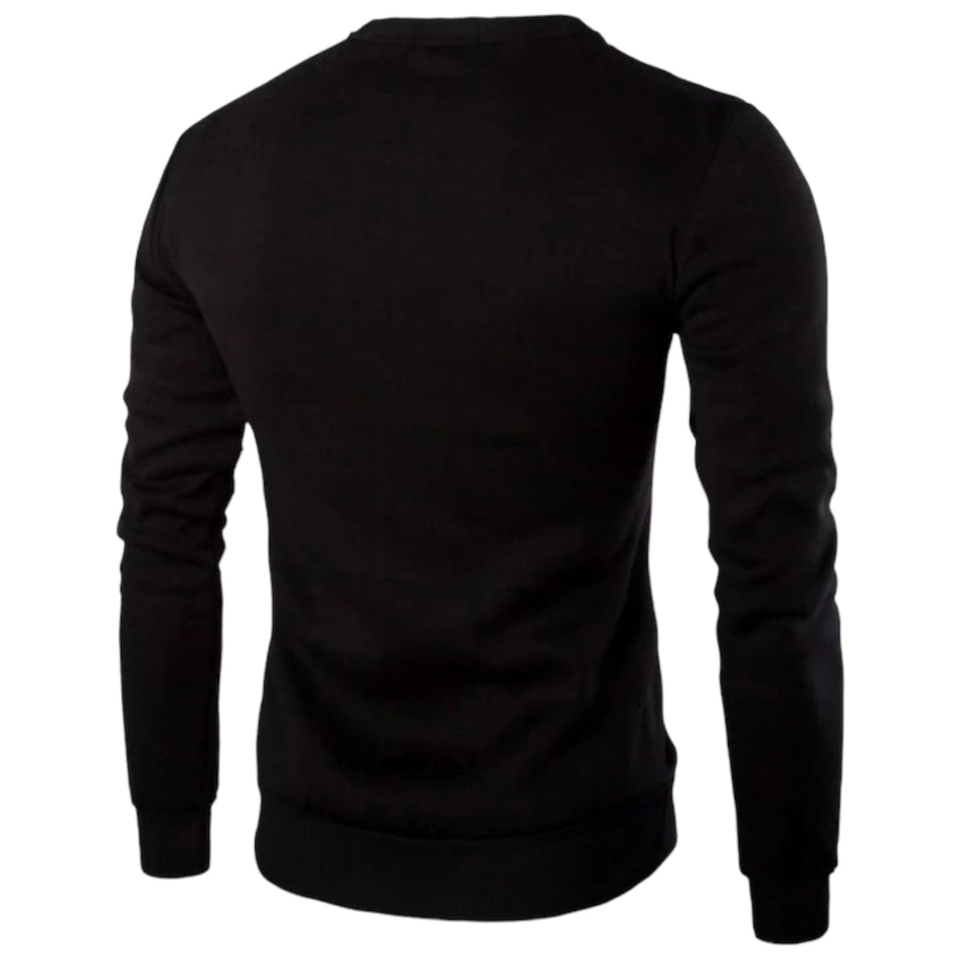 Stylish Men's Sweater - Arashi-Black-S-Nora Luxe