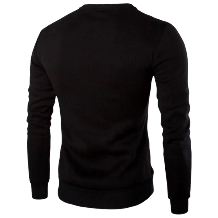 Stylish Men's Sweater - Arashi-Black-S-Nora Luxe