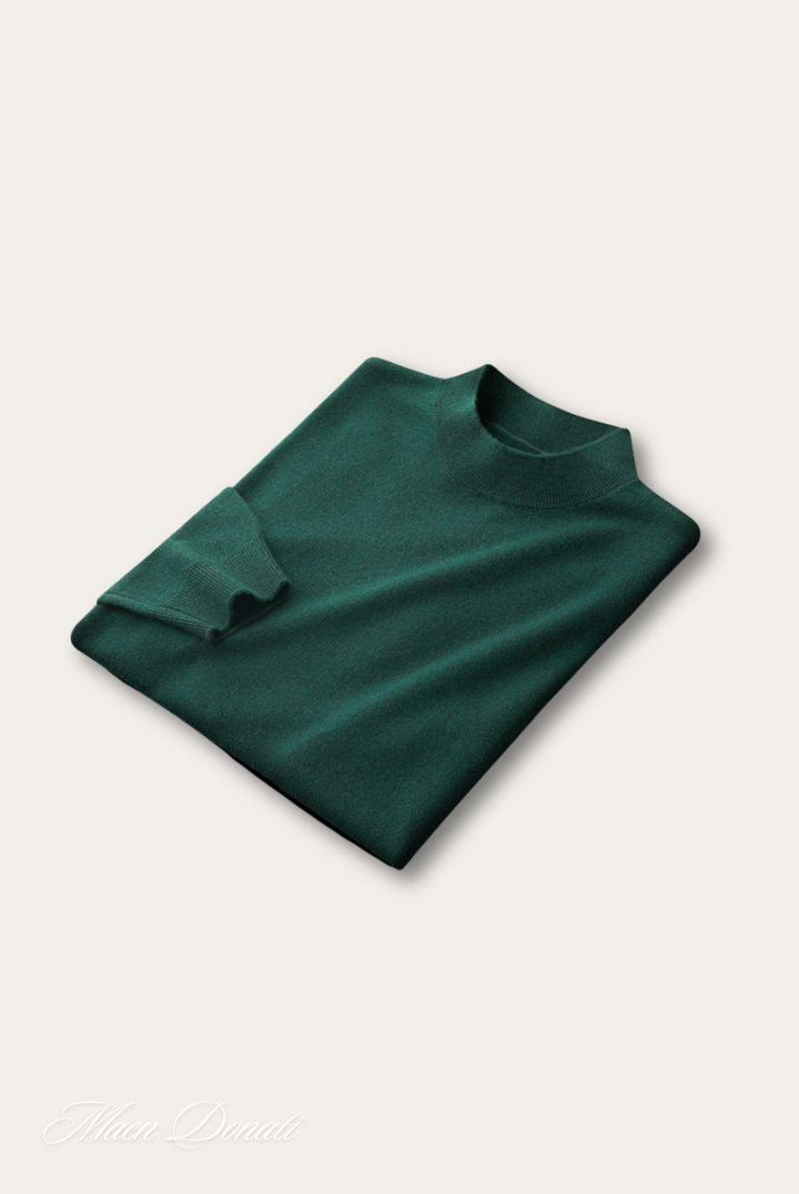 Stylish Men's Sweater - David-Green-M-Nora Luxe