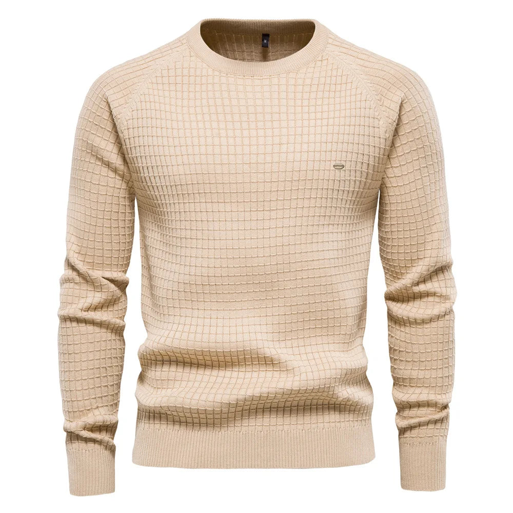 Stylish Men's Sweater - Felix-Apricot-S-Nora Luxe
