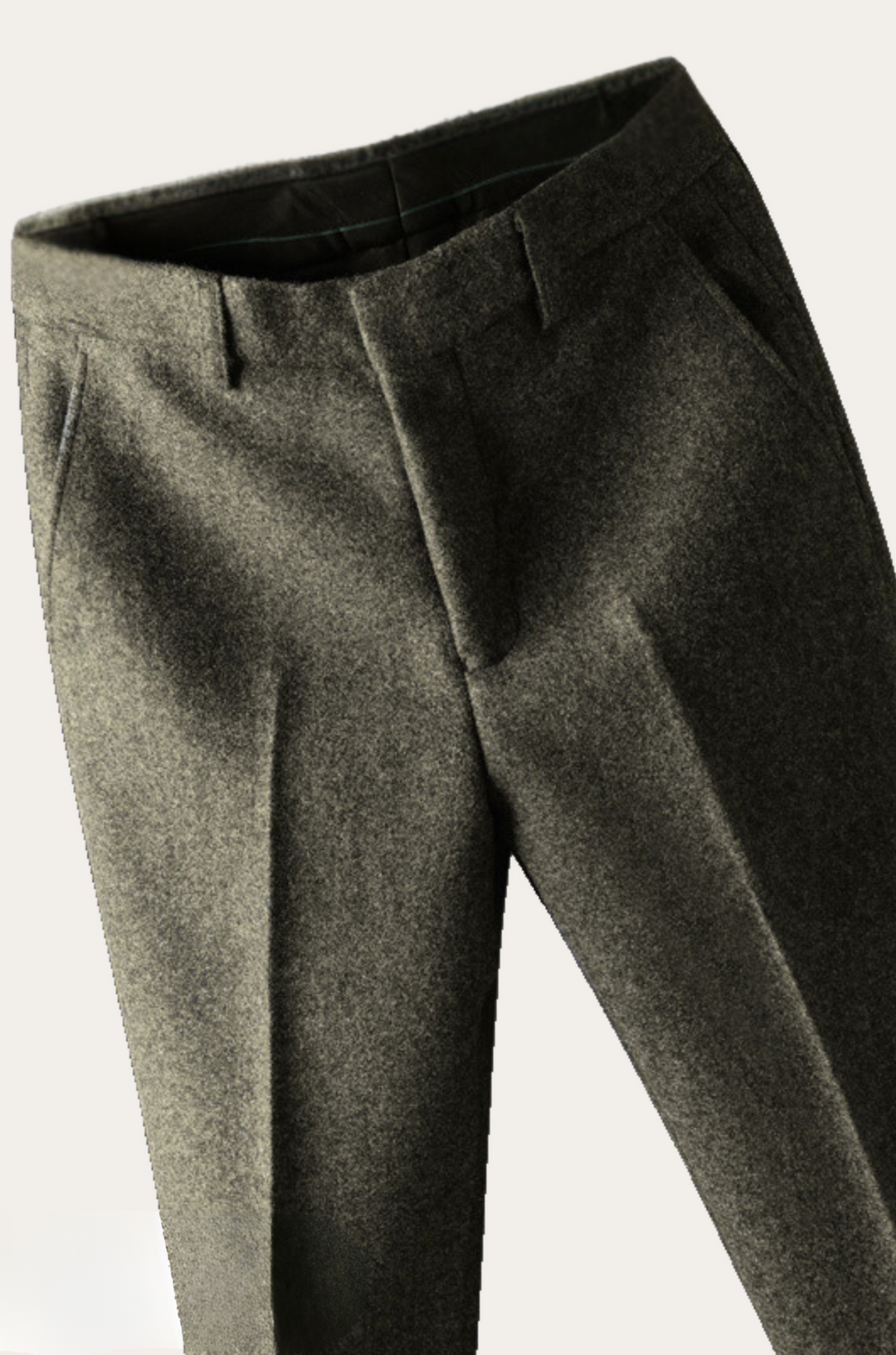 Stylish Men's Trousers - Simon-Dark green-29-Nora Luxe