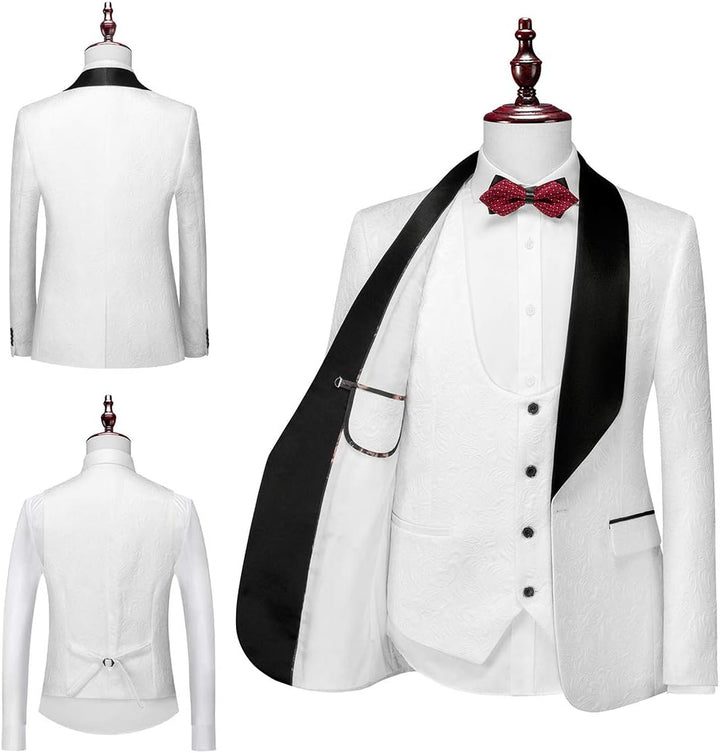 Stylish Men's Tuxedo - Jameson-Beige-XS-Nora Luxe