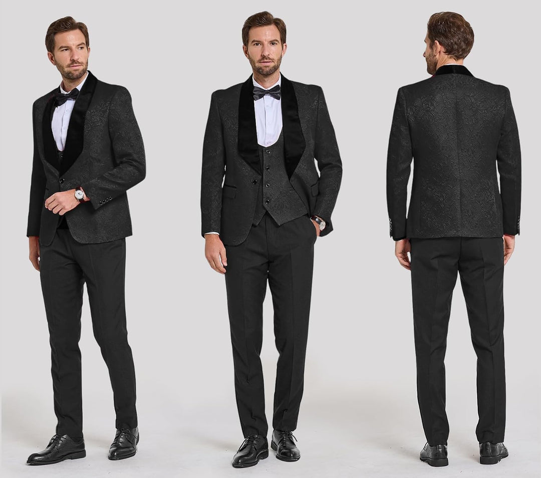 Stylish Men's Tuxedo - Jameson-Beige-XS-Nora Luxe