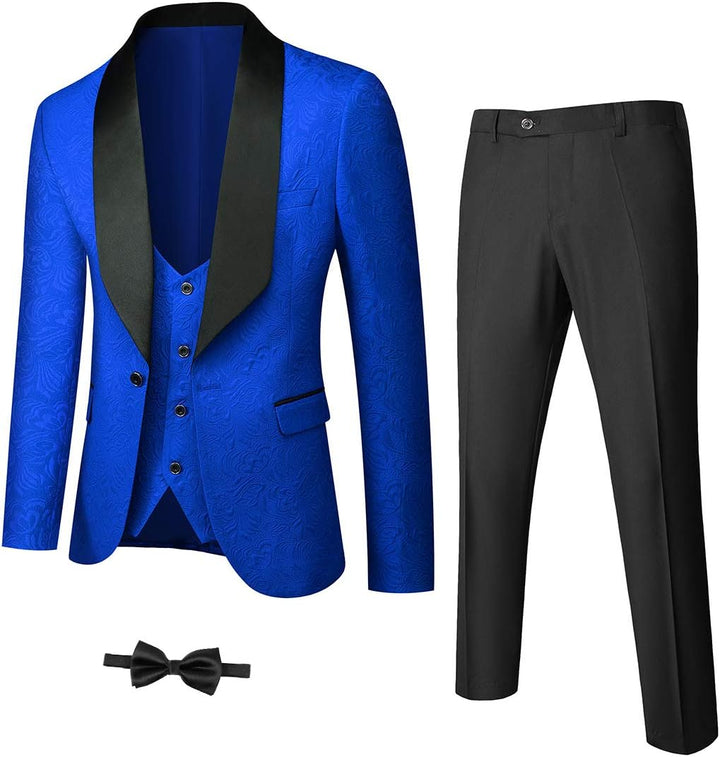 Stylish Men's Tuxedo - Jameson-Blue-XS-Nora Luxe