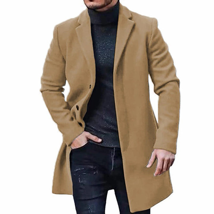 Stylish Men's Winter Coat - Atticus-Gray-M-Nora Luxe