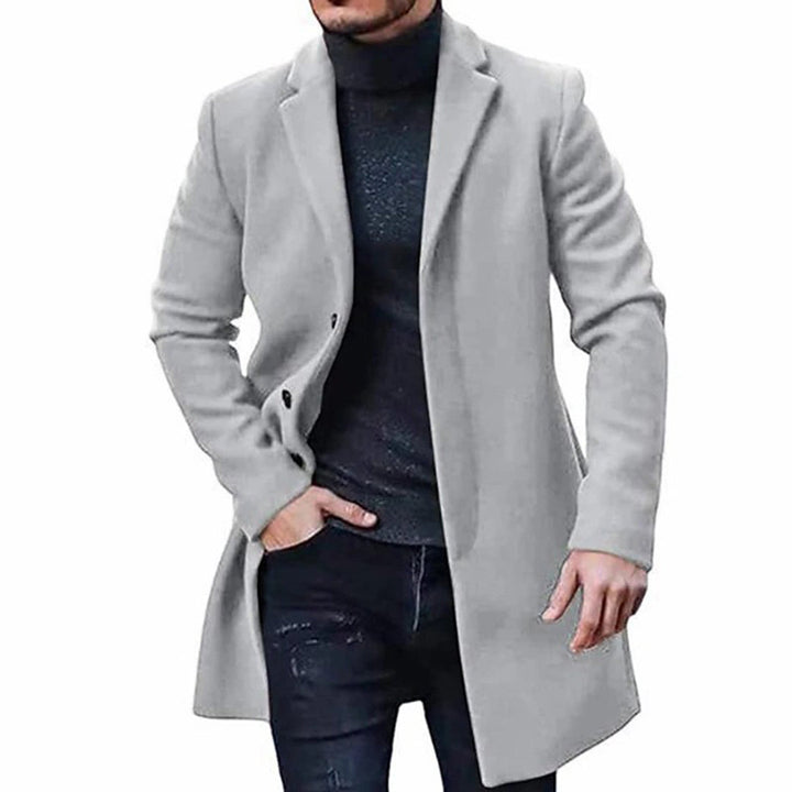 Stylish Men's Winter Coat - Atticus-Gray-M-Nora Luxe