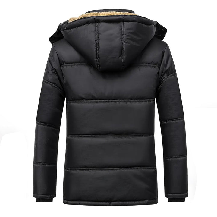 Stylish Men's Winter Coat - Lucas-Black-XXS-Nora Luxe