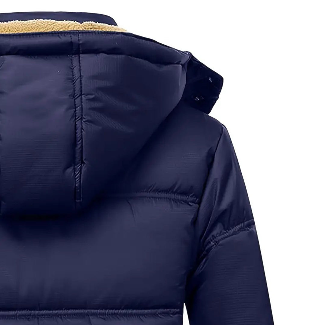 Stylish Men's Winter Coat - Lucas-Black-XXS-Nora Luxe