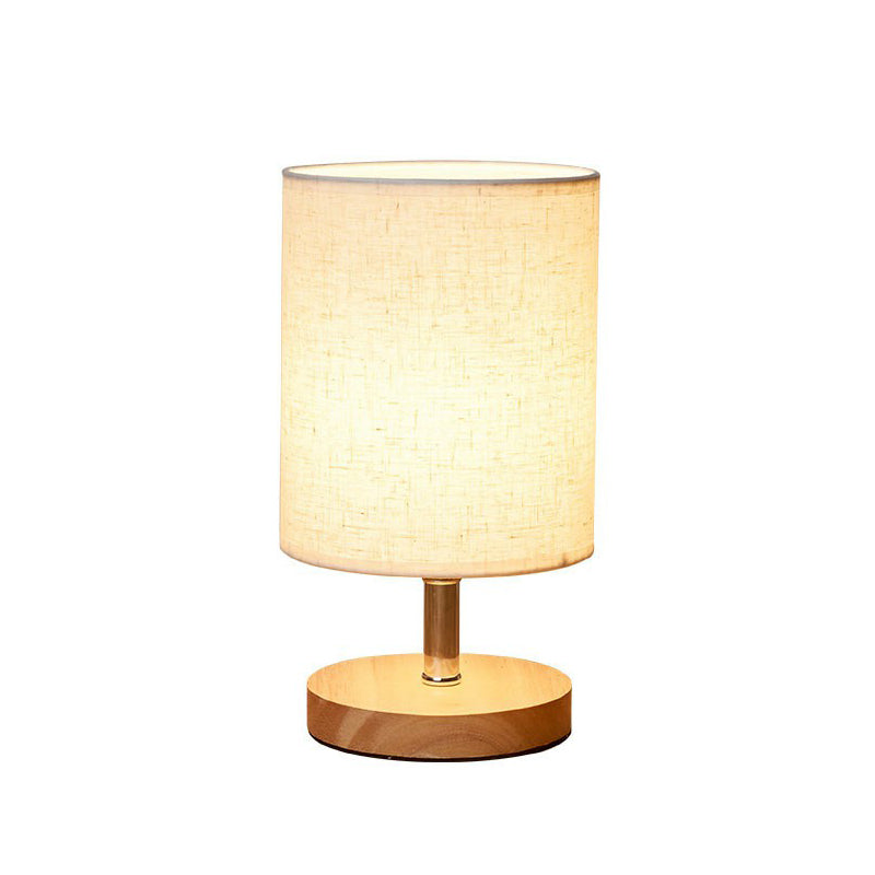 Stylish Minimalist Table Lamp - LinenWood-Round-Nora Luxe