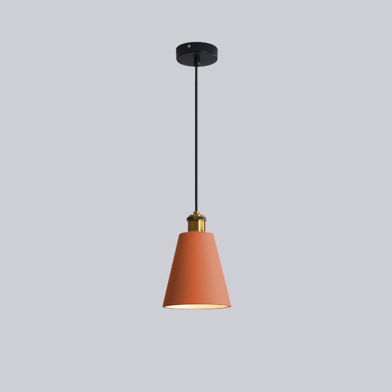 Stylish Morandi Design LED Pendant Light - MoraGlow-A-Orange-Nora Luxe