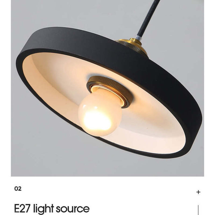 Stylish Morandi Design LED Pendant Light - MoraGlow-A-White-Nora Luxe
