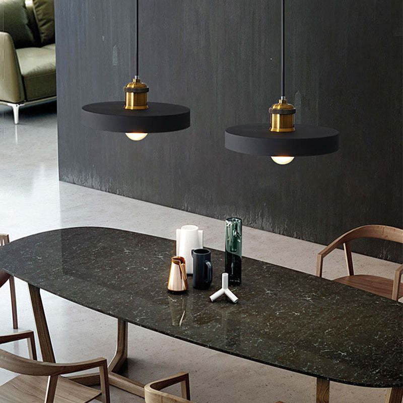 Stylish Morandi Design LED Pendant Light - MoraGlow-A-White-Nora Luxe